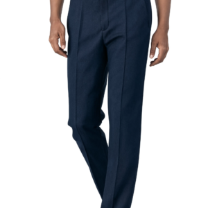 navy trousers pose 5 walking stance