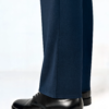 navy trousers pose 6 hem detail