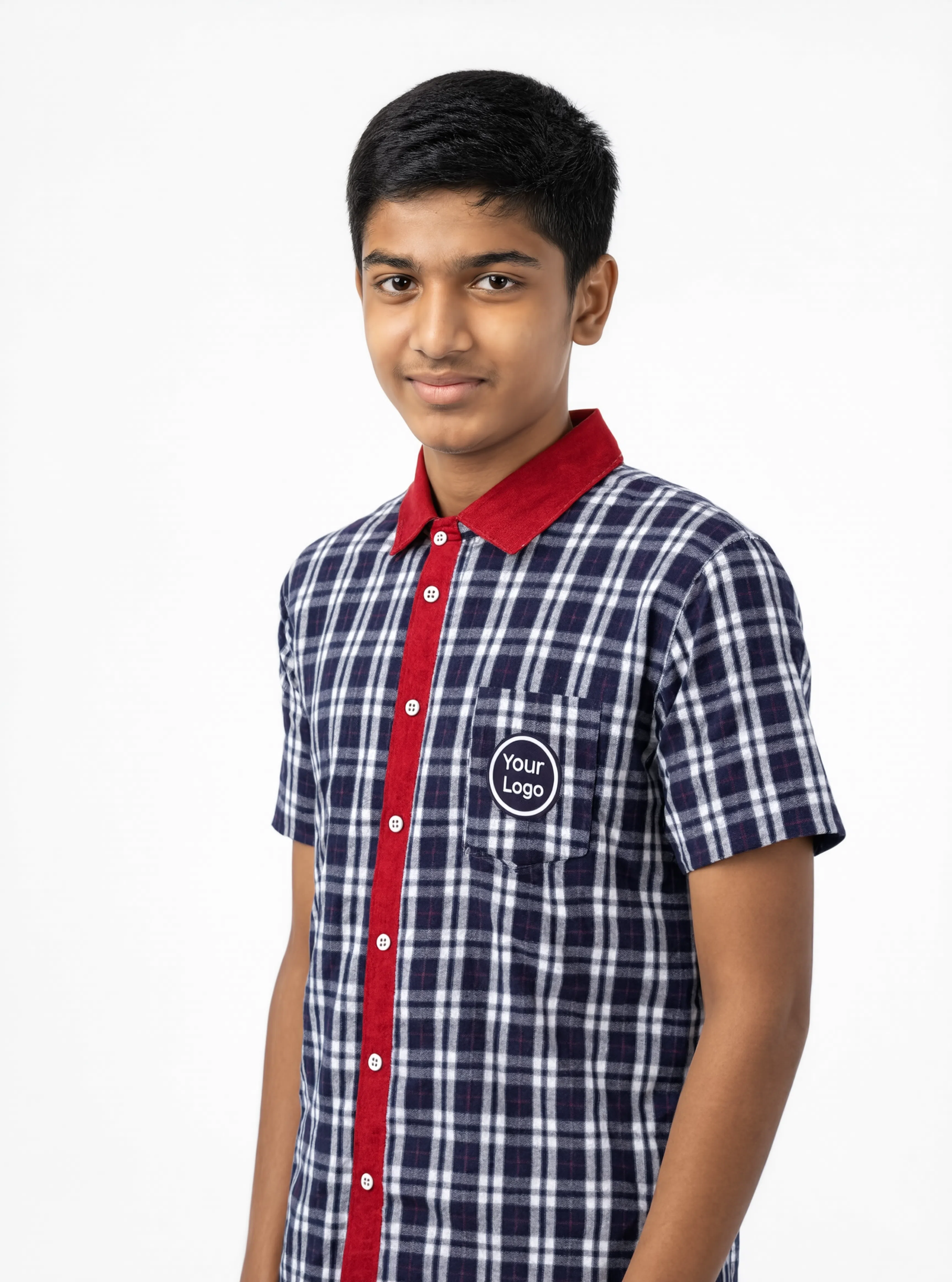 Premium School Uniform Shirt | Half Sleeve School Shirt for Students