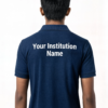 Premium Navy Blue School Uniform Polo T Shirt Manufacturer India