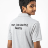 Premium Silver Grey School Uniform Polo T Shirt Manufacturer India