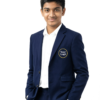 Navy Blue School Uniform Blazer for Students - Front Pose