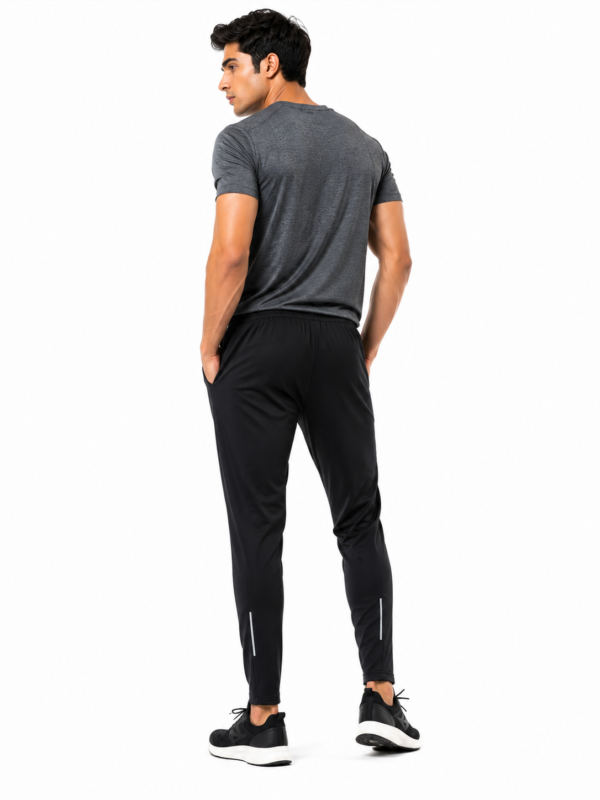 Premium Running Trouser for Men - Tapered Silhouette on Model