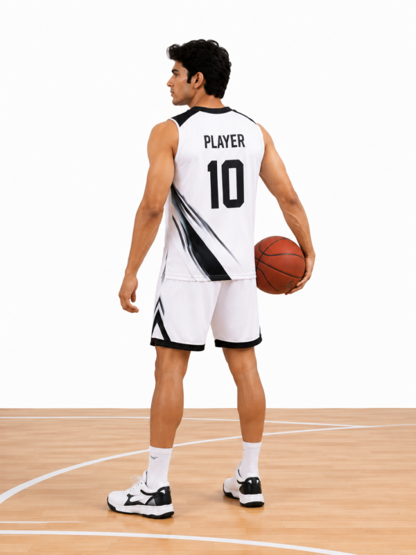 Premium Basketball Kit for Students - Close Up Fabric Texture