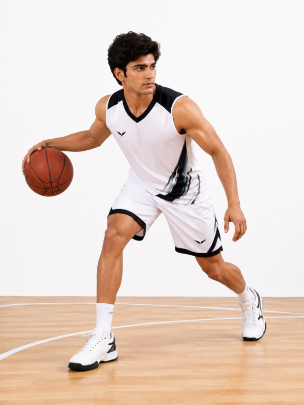 Premium Basketball Kit for Students - Athletic Three Quarter Angle