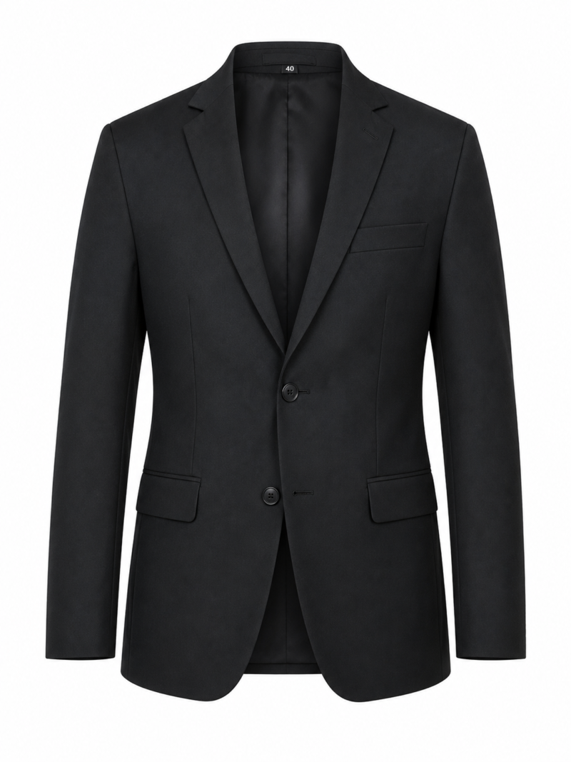 Premium Corporate Blazer - Clean Flat Front View
