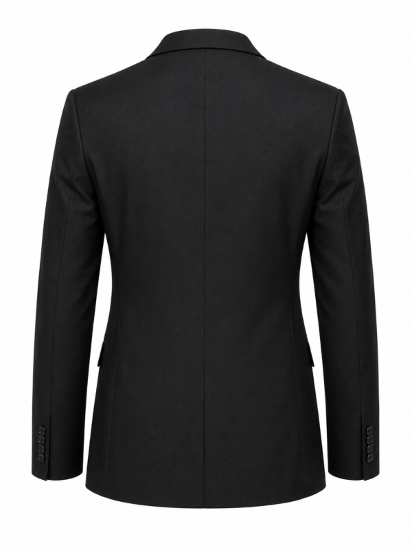 Premium Corporate Blazer - Clean Flat Rear Back View