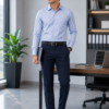 Premium Corporate Formal Trousers - Custom Office Uniform Pant Front Product Shot