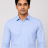 Premium Corporate Shirt - Clean Straight Front Facing Product View with No Text