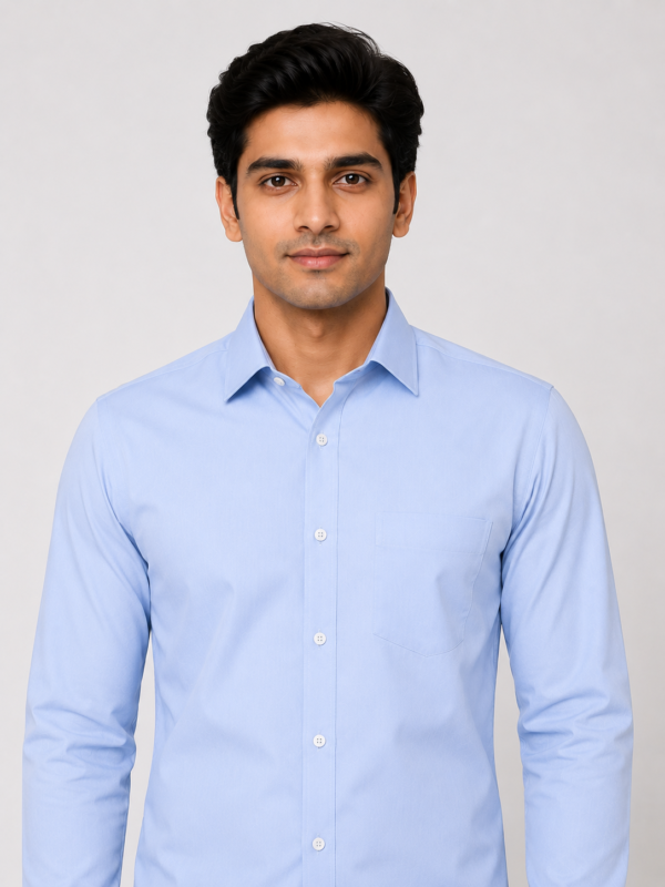 Premium Corporate Shirt - Clean Straight Front Facing Product View with No Text