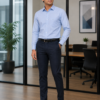 Premium Corporate Shirt - Full-Length Corporate Workplace Model Context