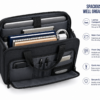 Premium Office Laptop Bag - Padded Detachable Shoulder Strap Carrying View