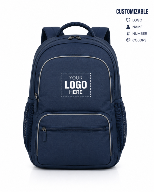 Premium School Bag for Students - Customizable School Backpack Front View