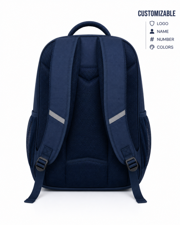 Premium School Bag for Students - Rear Back View with Padded Support