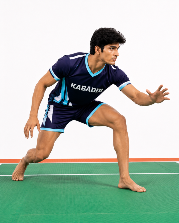 Premium Kabaddi Kit for Students - Rear View Jersey and Shorts