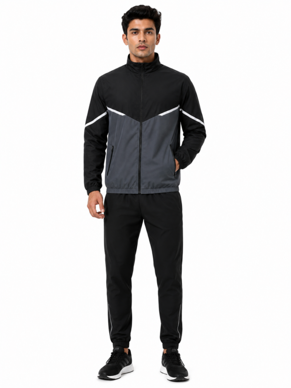 Premium Running Jacket for Men - Dynamic Running and Training Movement Pose