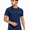 Premium Running T-Shirt for Men and Students - Athletic Fit on Model