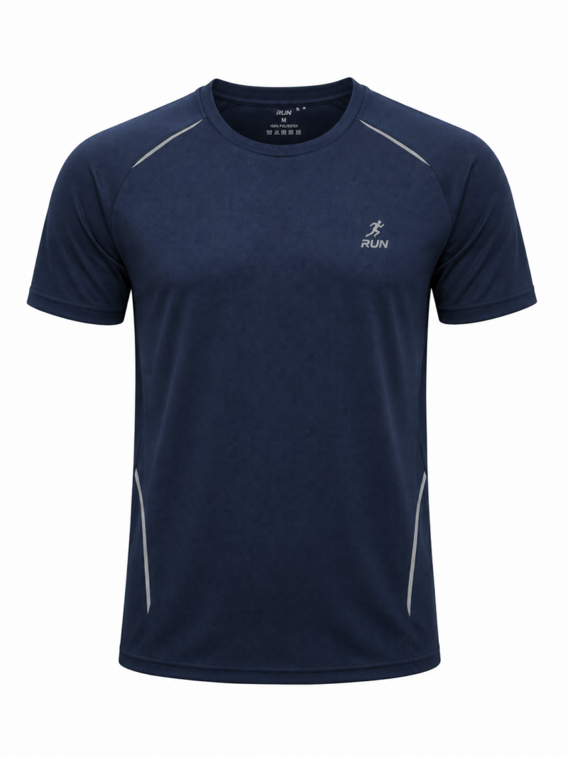 Premium Running T-Shirt for Men and Students - Round Neck Sports T-Shirt Front View
