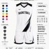 Premium Basketball Kit for Students T-Shirt and Shorts Set Lifestyle View