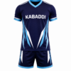 Premium Kabaddi Kit for Students T-Shirt and Shorts Set Front View