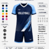 Premium Volleyball Kit for Students T-Shirt and Shorts Set Lifestyle View