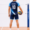 Premium Volleyball Kit for Students - Close Up Fabric Texture