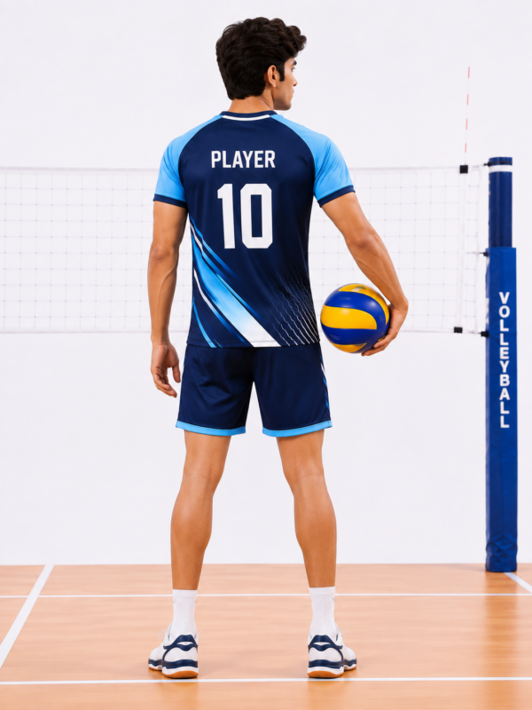 Premium Volleyball Kit for Students - Close Up Fabric Texture