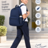 Student Walking with Essential School Backpack - School Lifestyle Pose
