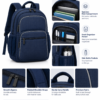 Everyday School Backpack Compartments, Features, and Color Options