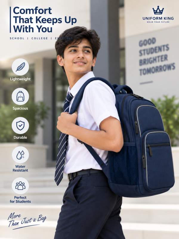 Student Walking with Everyday School Backpack - School Lifestyle Pose