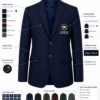 Premium Navy Blue School Uniform Blazer for Students Lifestyle View