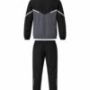 Back view of running jacket and trouser track suit set