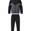 Premium running jacket and trouser combo front view