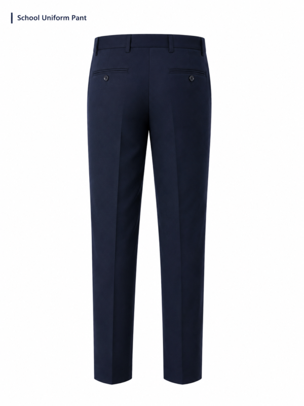 Premium School Uniform Pant Formal School Trousers for Students Side Pose