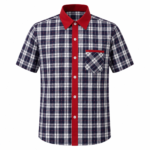 Premium School Uniform Shirt Half Sleeve for Students Front View