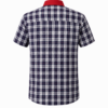 Premium School Uniform Shirt Half Sleeve for Students Side Pose