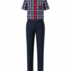 Premium School Uniform Shirt and Pant Combo Complete School Uniform Set for Students Front View