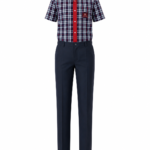 Premium School Uniform Shirt and Pant Combo Complete School Uniform Set for Students Front View
