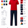 Premium School Uniform T-Shirt and Lower Combo School Sports Uniform Set for Students Lifestyle View